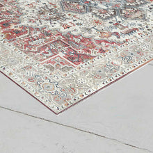 Lade das Bild in den Galerie-Viewer, Waschbarer Flachwebeteppich Edessa 1302 Cream Multi
