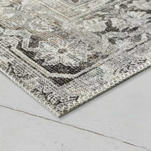 Lade das Bild in den Galerie-Viewer, Waschbarer Flachwebeteppich Edessa 1304 Cream Grey