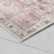 Lade das Bild in den Galerie-Viewer, Waschbarer Flachwebeteppich Edessa 1305 Cream Pink
