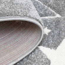 Lade das Bild in den Galerie-Viewer, Kinderteppich Sterne Bueno 1325 Grau