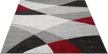 Lade das Bild in den Galerie-Viewer, Thales Moderner Teppich 6100 951-Grey Red
