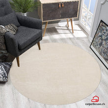 Bild im Galerie-Viewer laden (Kuscheliger Fellteppich Focus 47 70 Beige – Rund)