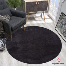 Bild im Galerie-Viewer laden (Kuscheliger Fellteppich Focus 47 90 Black – Rund)