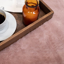 Lade das Bild in den Galerie-Viewer, Hochflorteppich Topia Uni Puder-Pink