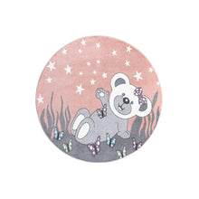 Bild im Galerie-Viewer laden (Kinderteppich Anime 916 Rosa – Rund)