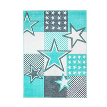 Lade das Bild in den Galerie-Viewer, Kinderteppich Star Bueno 1451 Mint