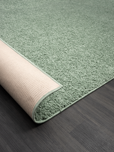 Lade das Bild in den Galerie-Viewer, Teppich Soli Shaggy - Waschbares Hochflor Teppich, 8010 40-Green