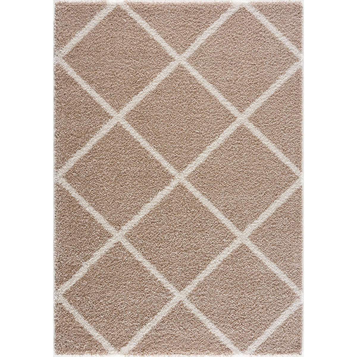 Madrid Beige – Hochflor Teppich