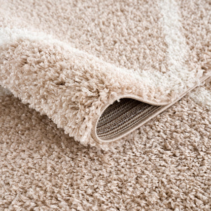 Madrid Beige – Hochflor Teppich