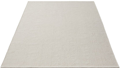 Stockholm Boho Natur handgewebter Wollteppich, 1050 60-Cream