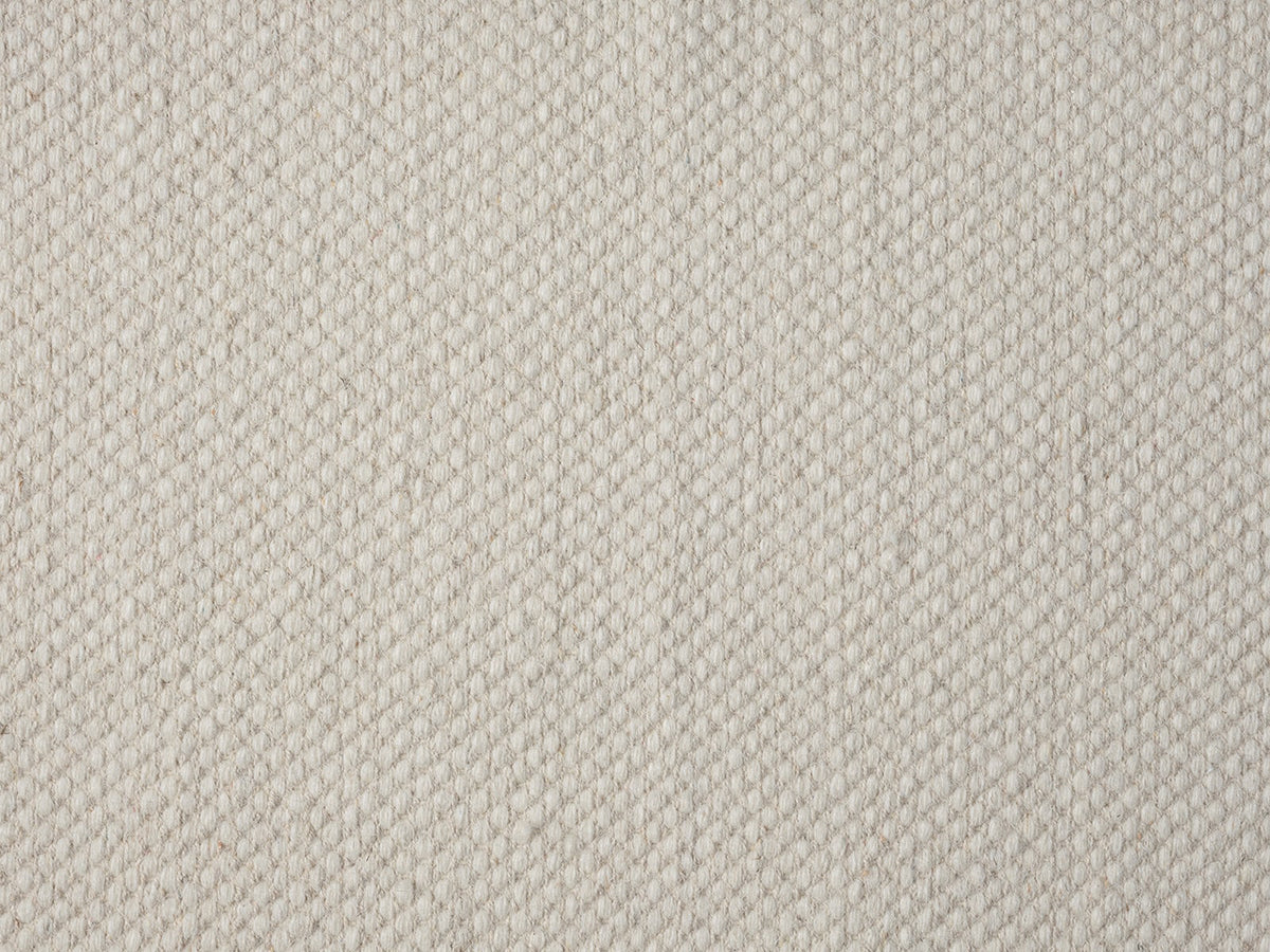 Stockholm Boho Natur handgewebter Wollteppich, 1050 60-Cream