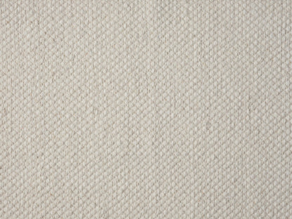 Stockholm Boho Natur handgewebter Wollteppich, 1050 60-Cream