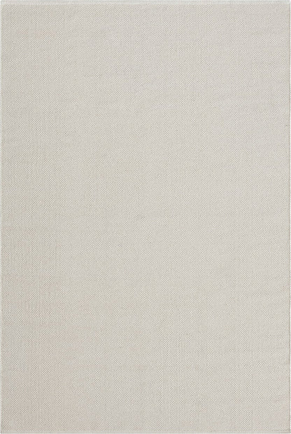 Stockholm Boho Natur handgewebter Wollteppich, 1050 60-Cream