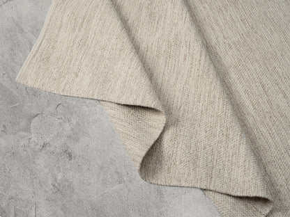 Stockholm Boho Natur handgewebter Wollteppich, 1050 70-Cream Beige