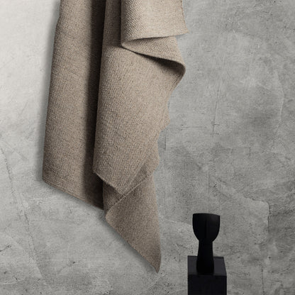 Stockholm Boho Natur handgewebter Wollteppich, 1050 75-Beige