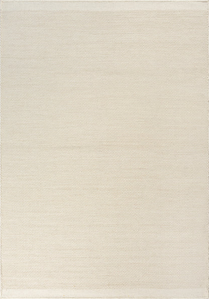 Scandic Boho Natur handgewebter Wollteppich, 1075 Cream