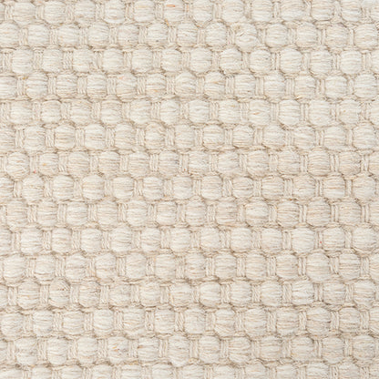 Scandic Boho Natur handgewebter Wollteppich, 1075 Cream