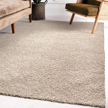 Loca New | Beige | Hochflorteppich