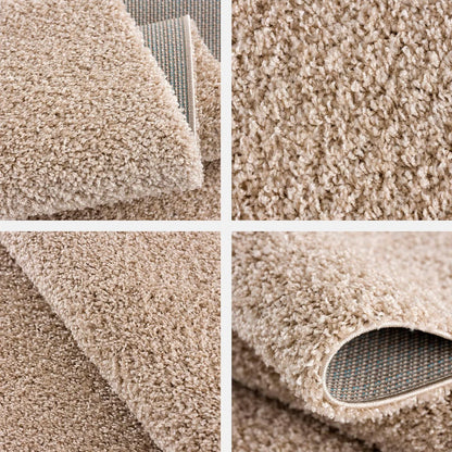 Loca New | Beige | Hochflorteppich