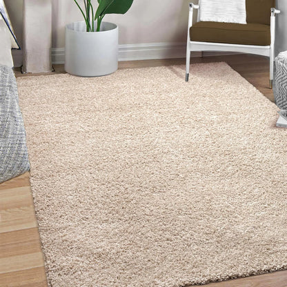 Loca New | Beige | Hochflorteppich