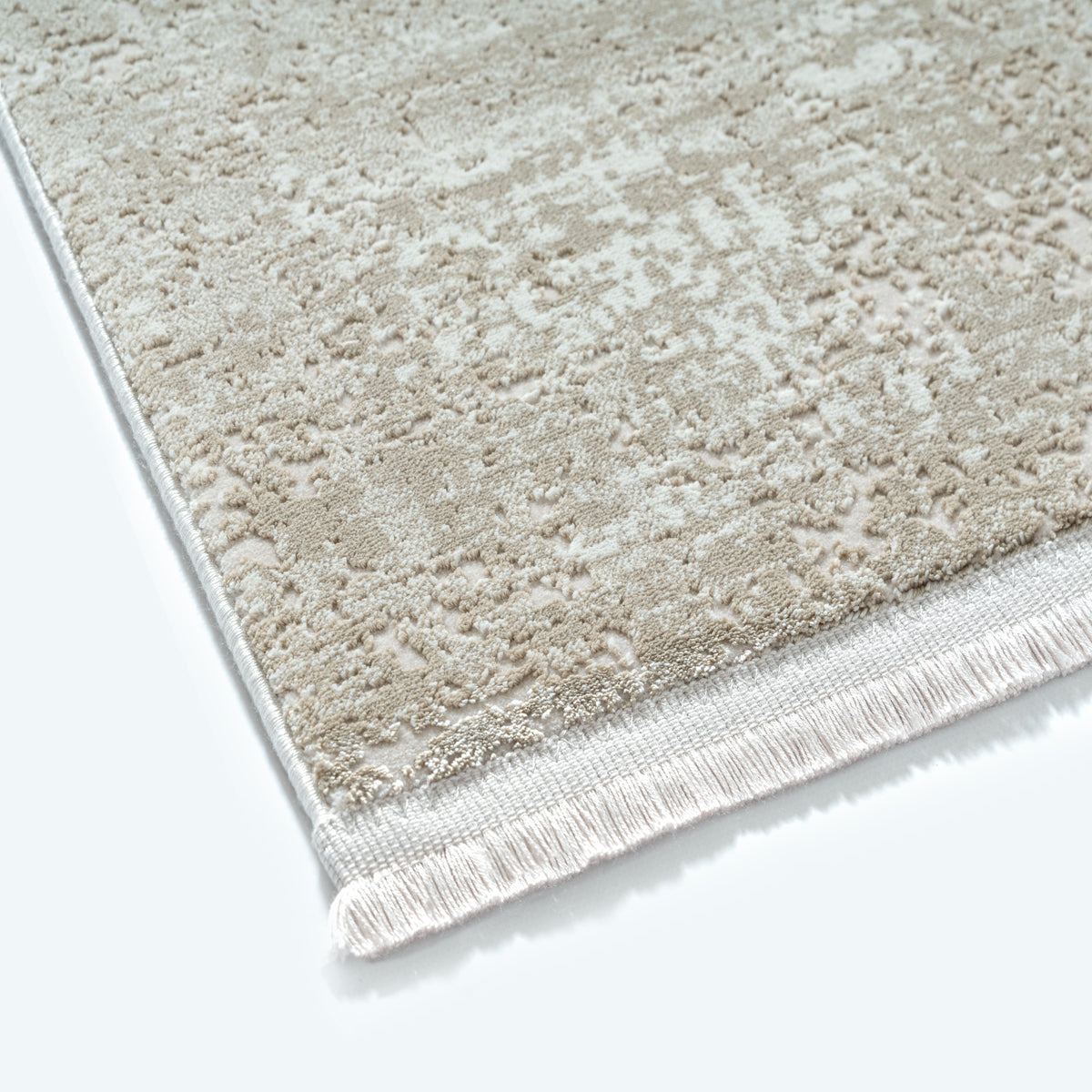 Fabia – Hochwertiger Design-Teppich mit Fransen 71290 171-Beige