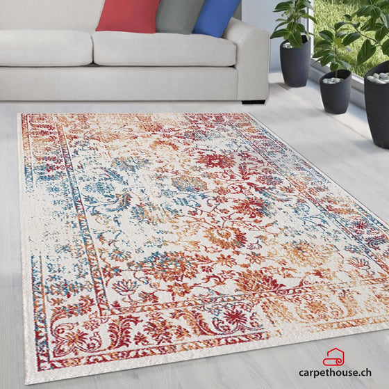 Sanat Teppich, Vintage 1606 White