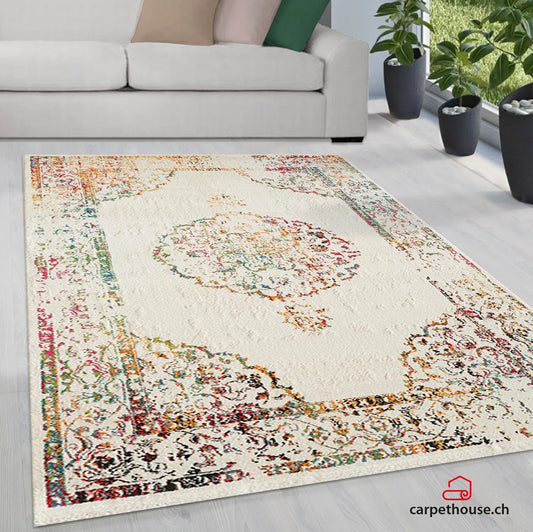 Sanat Teppich, Vintage 1616 White