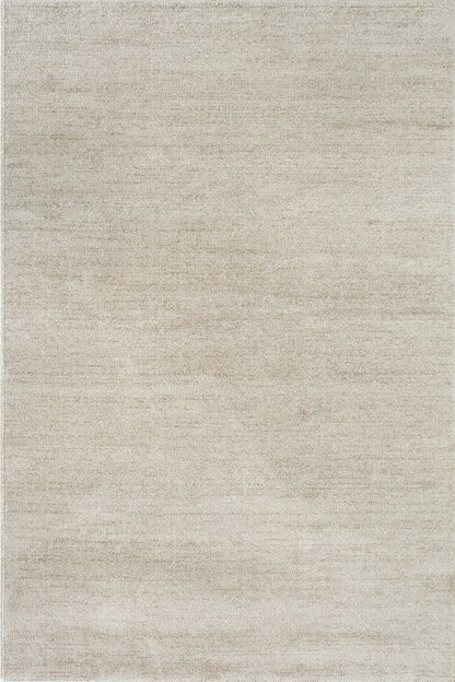 Nobu – Moderner Teppich in Wolloptik-Beige
