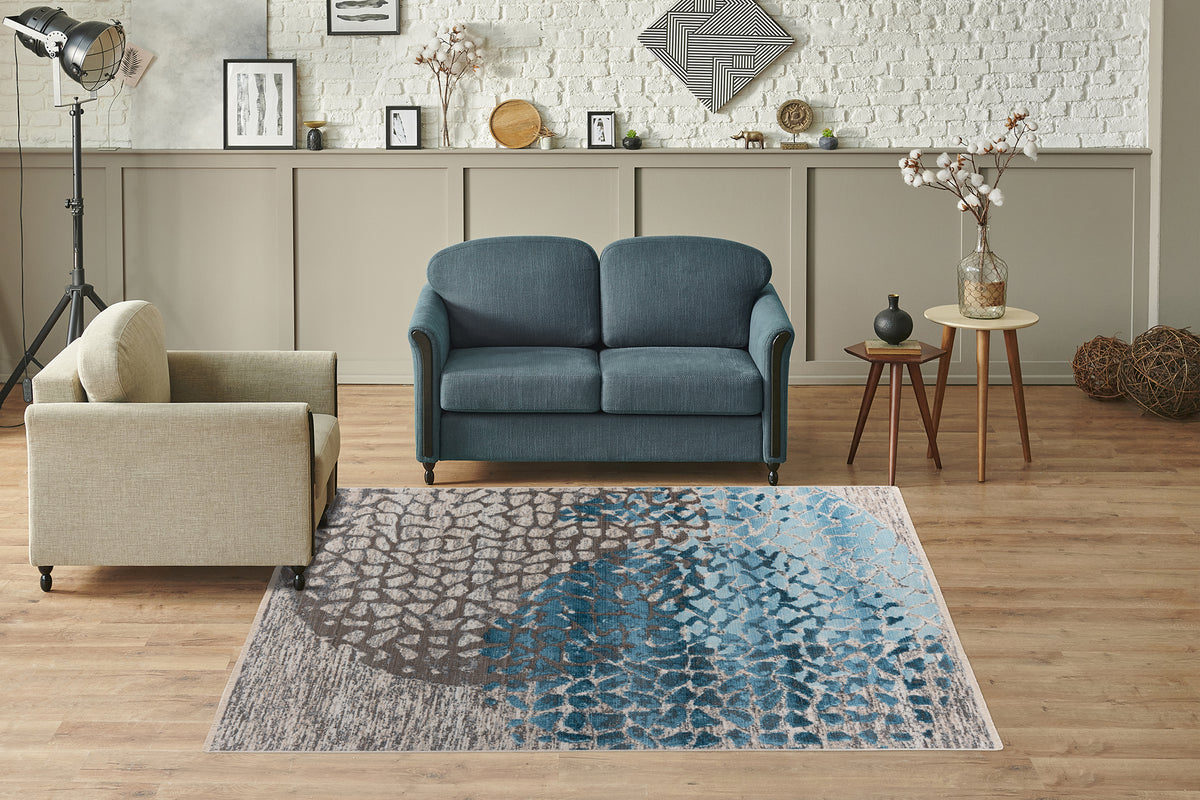 Milan 425 Multi / Blau 80 x 150 cm