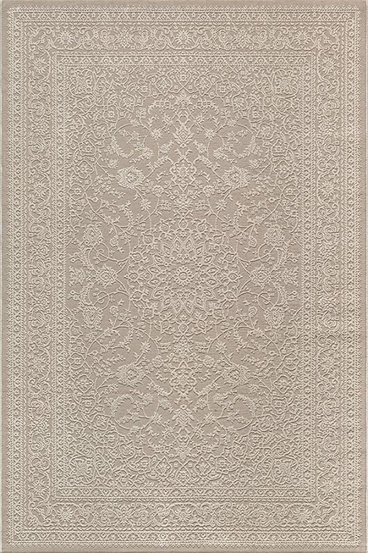 Sign | Beige | Kurzflorteppich mit floralem Orientdesign