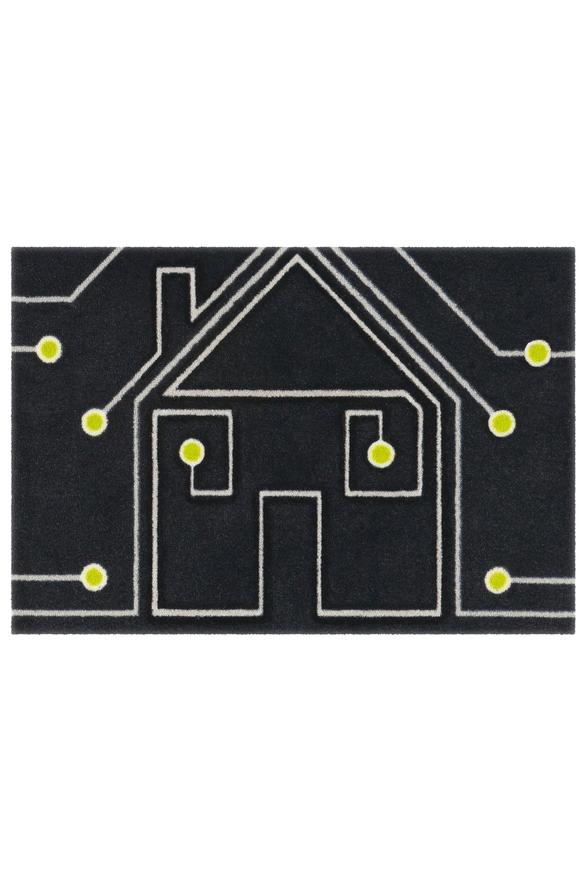 Living Mat 60 Anthrazit / Weiß / Gelb