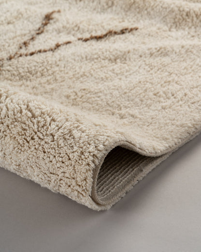 Alena 125 Creme/Braun 120 x 170 cm