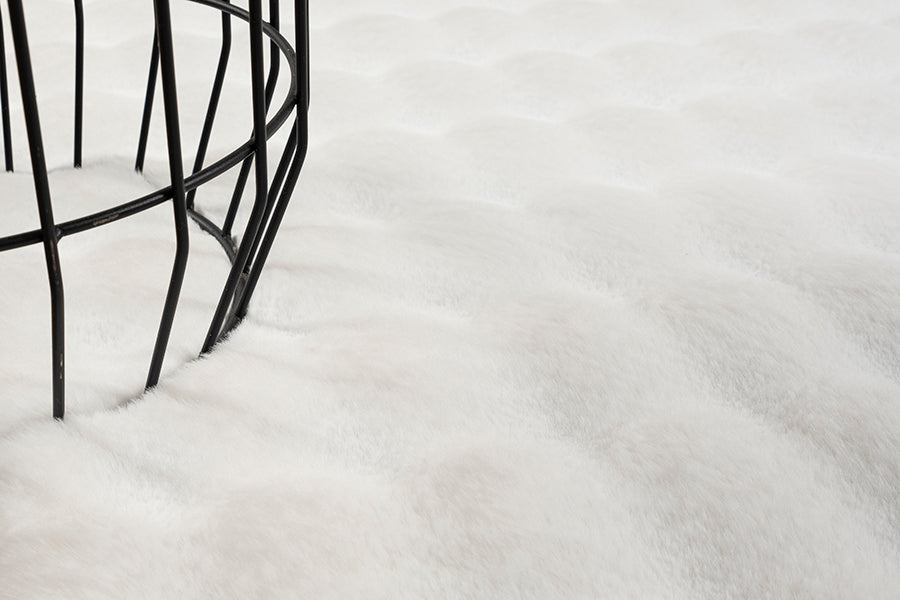 Cloud Flauschiger Hochflor Teppich 2010 65-White