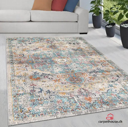 Salsa | Blau | Moderner In-& Outdoor Teppich