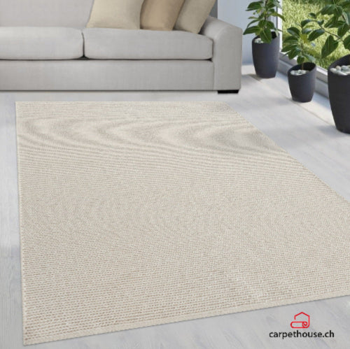 Teppich Copenhagen 2050 60-Cream, Wool Handweb-Teppich, Wolle, skandinavisch