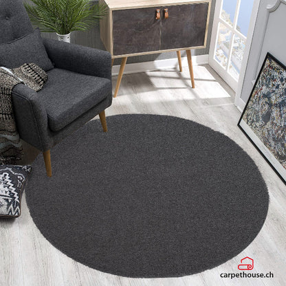 Teppich Copenhagen 2050 995 Anthracite, Wool Handweb-Teppich, Wolle, skandinavisch