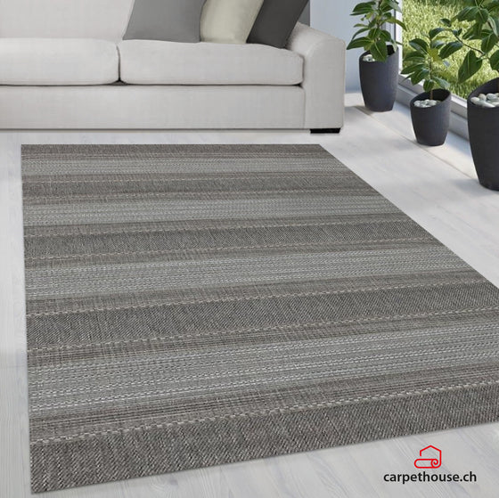 Indoor & Outdoor Kurzflorteppich Grey – Maestro