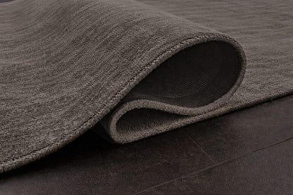 Teppich Arte– Hochwertiger Viskose Teppich mit edlem Glanz, Taupe