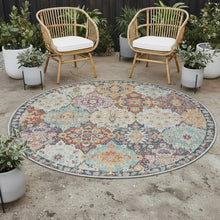 Bild im Galerie-Viewer laden (In- &amp; Outdoor Teppich Salsa 20092 110-Multi – Rund)