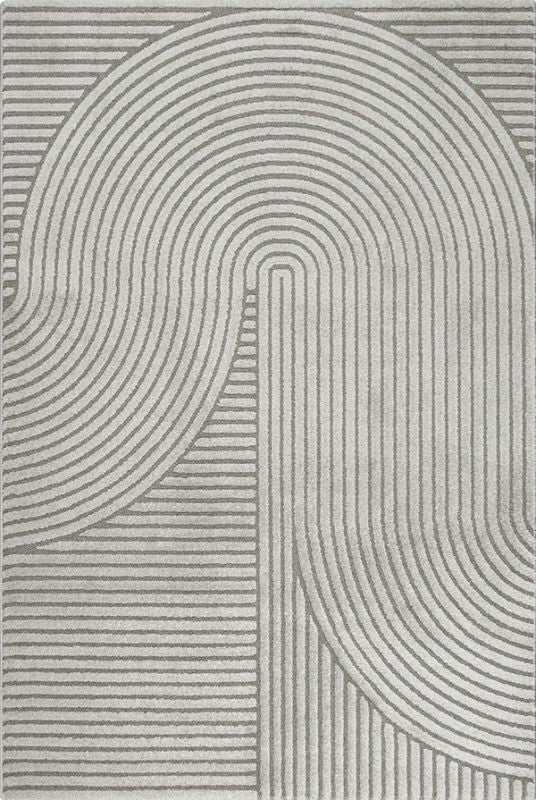 Elio Designer Teppich Hoch- Tief Effekt,  2251 95-Grey