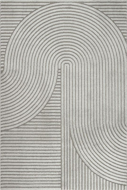 Elio Designer Teppich Hoch- Tief Effekt,  2251 95-Grey