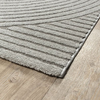 Elio Designer Teppich Hoch- Tief Effekt,  2251 95-Grey