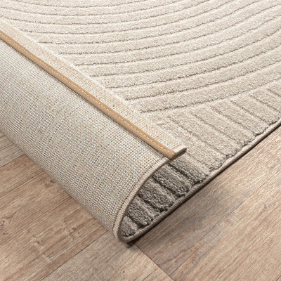 Elio Designer Teppich | Beige | Kurzflorteppich