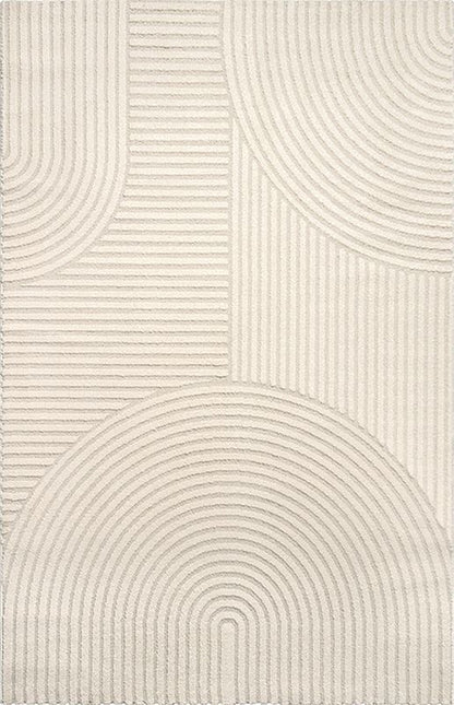 Elio Designer Teppich | Cream | Kurzflorteppich
