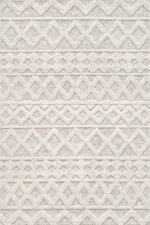 Elio Designer Teppich Hoch- Tief Effekt, 2254 60-Cream