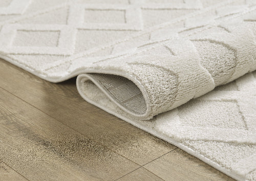 Elio Designer Teppich Hoch- Tief Effekt, 2254 60-Cream