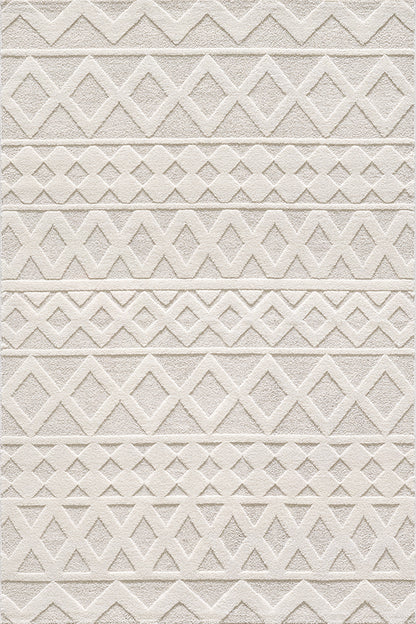 Elio Designer Teppich | Cream | Kurzflorteppich
