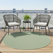 Bild im Galerie-Viewer laden (Runder Indoor &amp; Outdoor Kurzflorteppich Green – Maestro)
