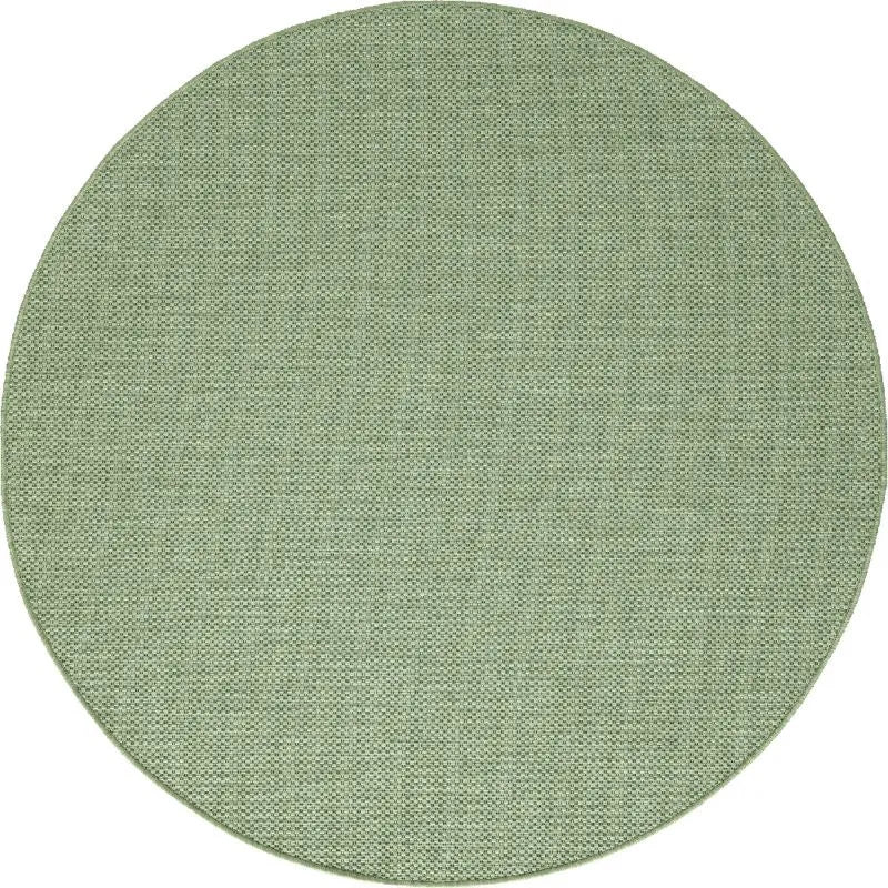 Runder Indoor & Outdoor Kurzflorteppich Green – Maestro