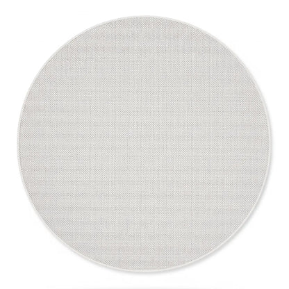 Runder Indoor & Outdoor Kurzflorteppich Cream – Maestro